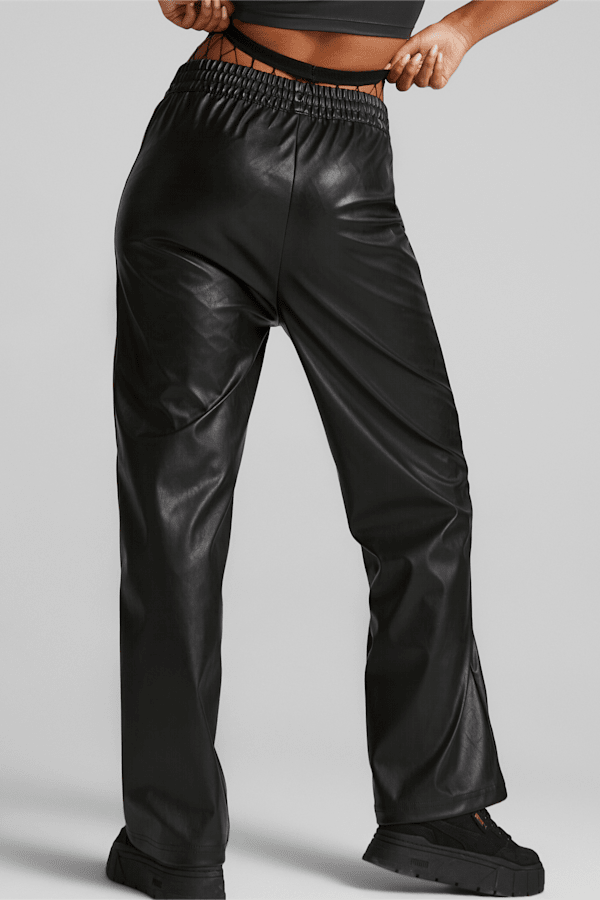 Pantalon T7 synthétique, femmes, Puma Black, extralarge